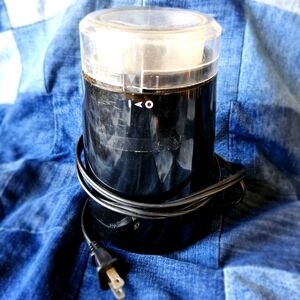 Black Electric Coffee Grinder